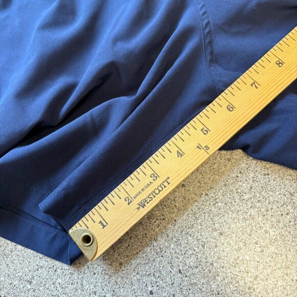 Bamboo Ave Performance Shorts Mens Large L Navy Blue Unlined Stretch Blend - Picture 7 of 16
